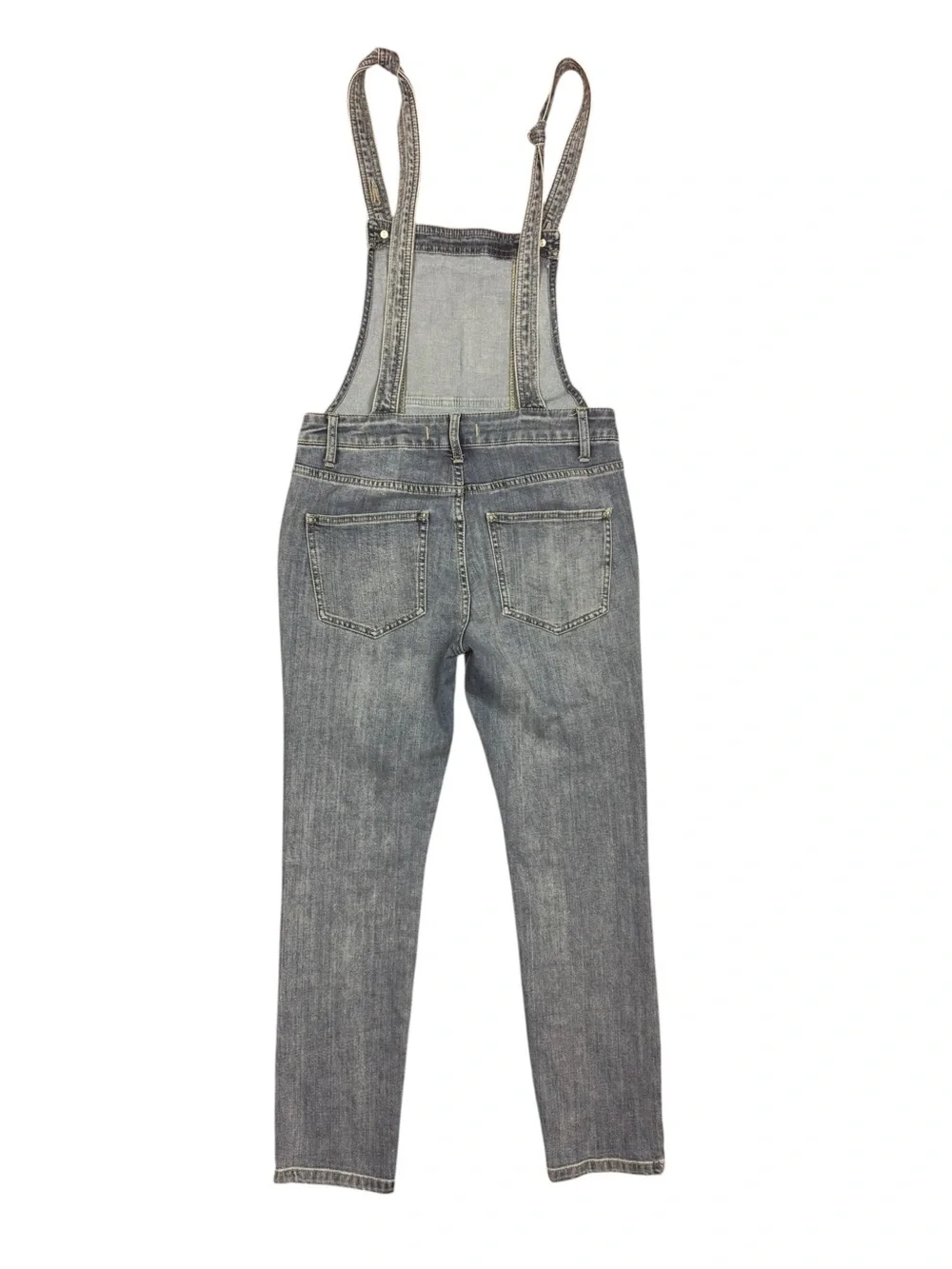 Free People Light Blue Denim Overalls
